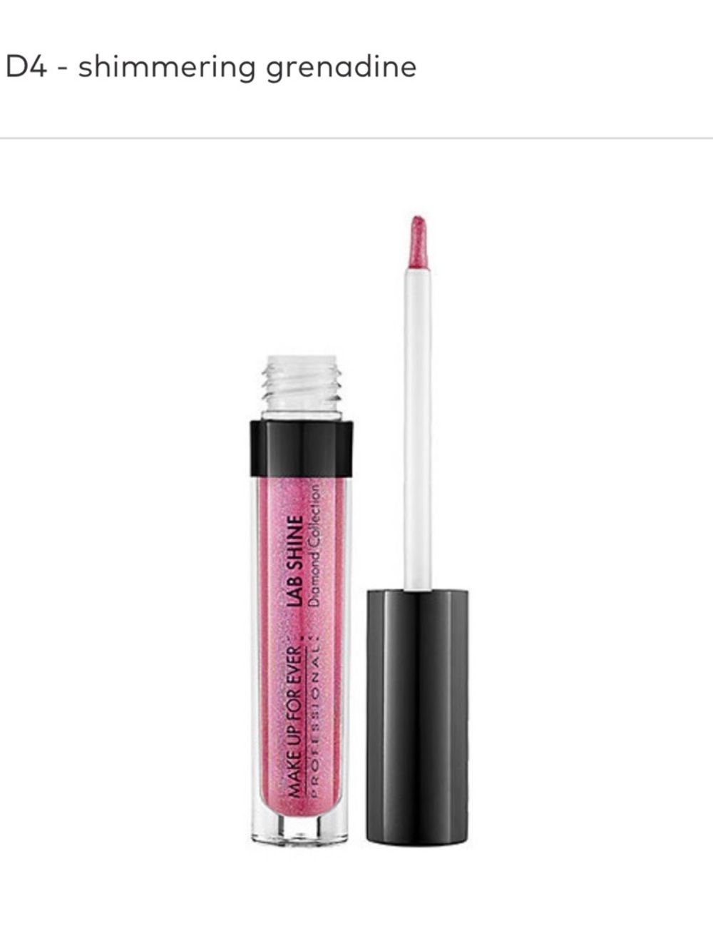 Makeup Forever Lab Shine Lip Gloss - Shimmering Grenadine (Pink)